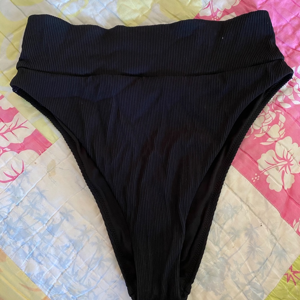 Aerie Black Bikini Bottoms